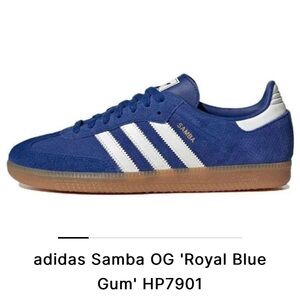 Adidas Sambas OG Royal blue gum